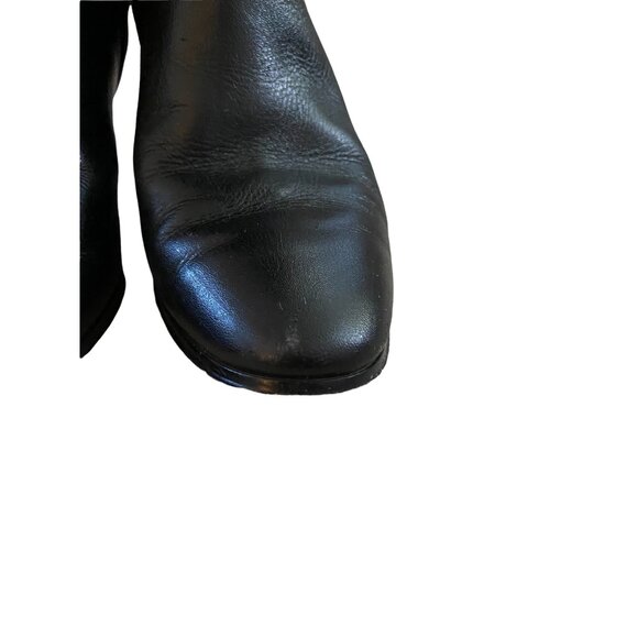 Cole Haan Everly Boots Black Size 6.5 Stealth Wealth Preppy Equestrian Classic - Picture 9 of 15